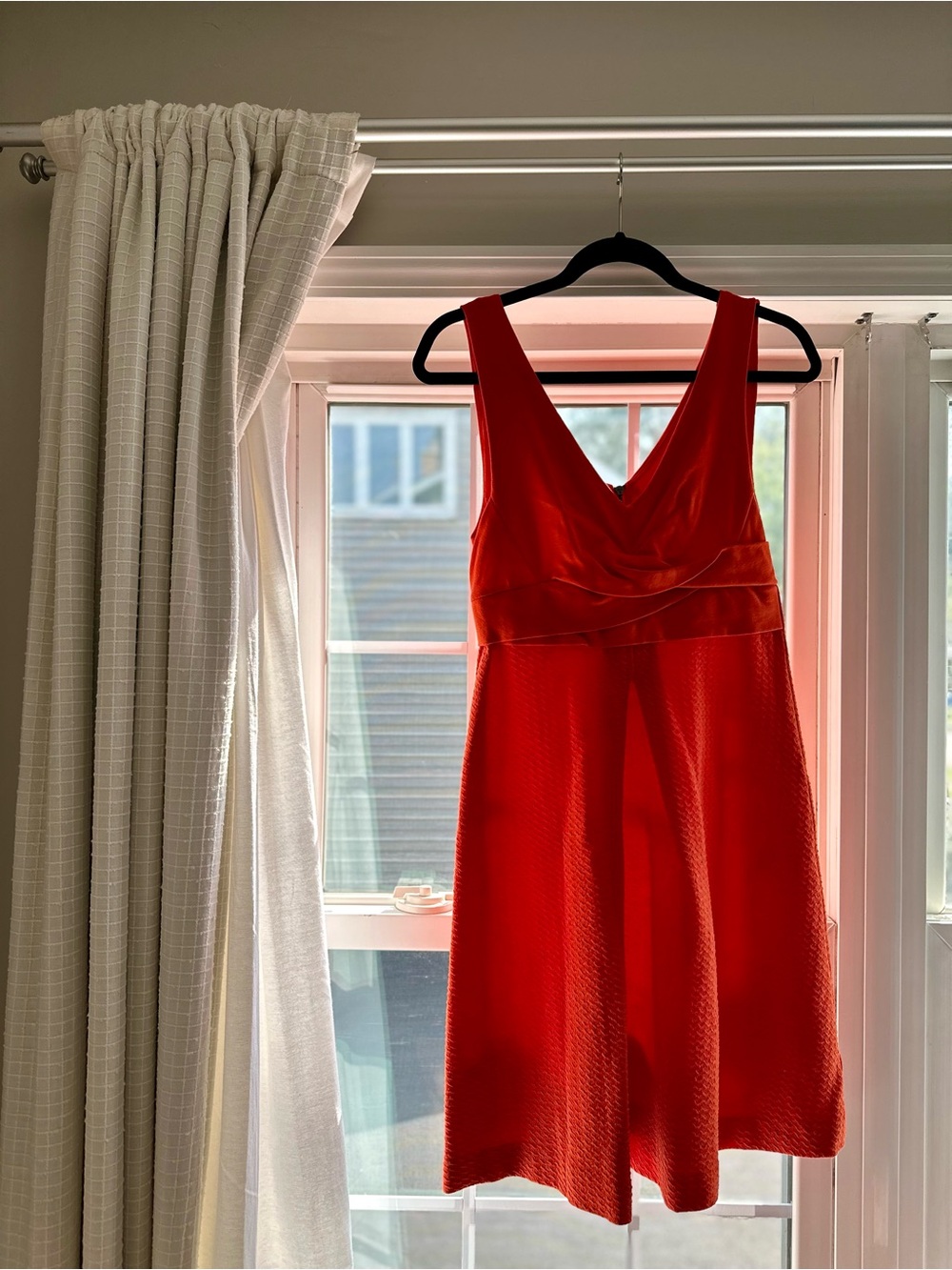 Anthropologie Brand V-Neck Women's Dress - Classic Sleeveless A-Line
